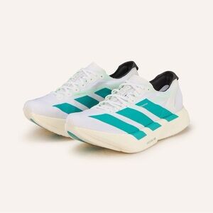 Adidas Adizero Adios Pro 4 Semi Flash Aqua Lucid Lemon Womens size 7.5 Running